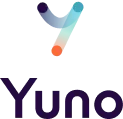 Letter Y representing our logo with the text YUNO below