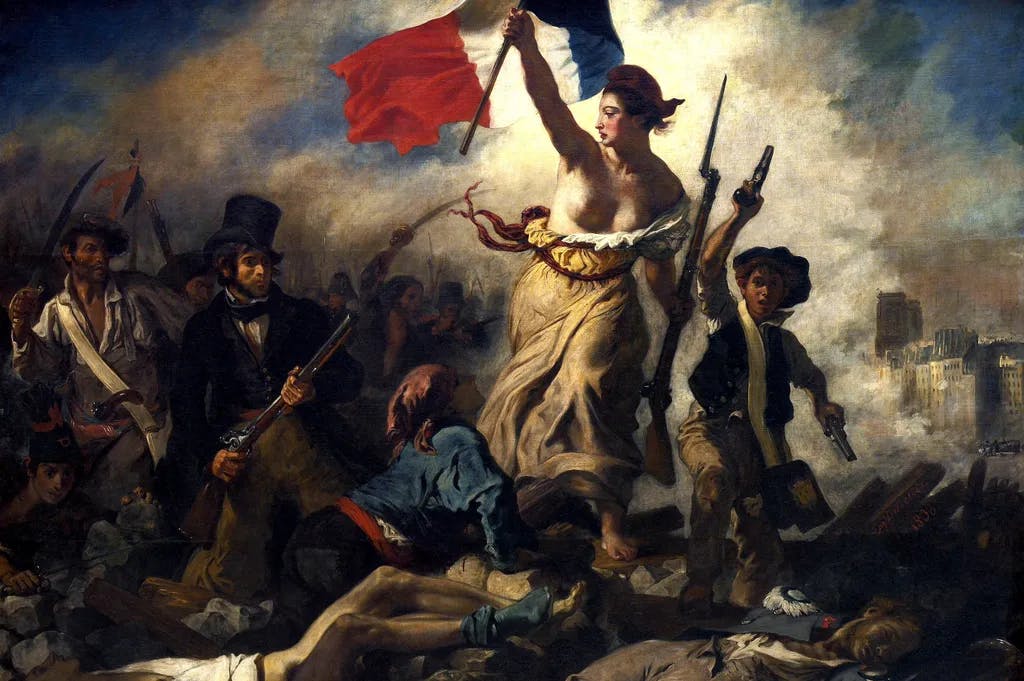 Eugène Delacroix’ Gemälde Die Freiheit führt das Volk von 1830 feierte den Geist der Julirevolution