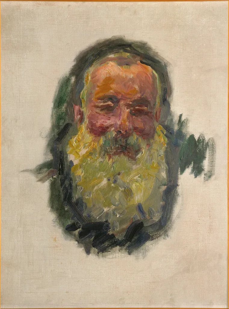 Monet, Claude. Autoportrait  (Selbstbildnis, Porträt des Künstlers), 1917