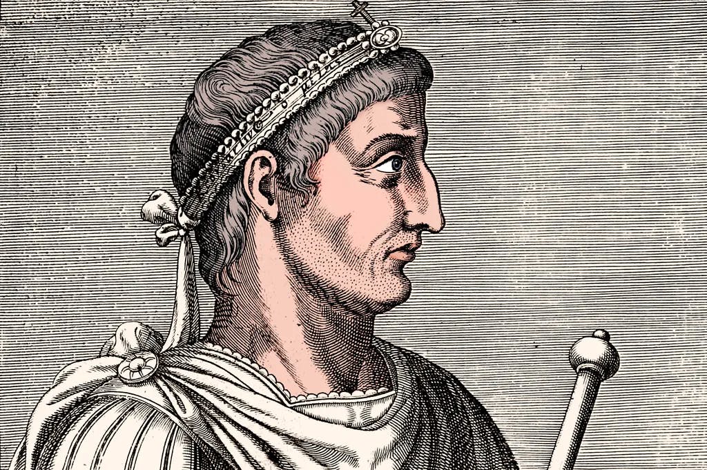 Konstantin der Große, Flavius Valerius Constantinus, an einem 27. Februar zwischen 270 und 288 in Naissus, Moesia Prima – 22. Mai 337 in Anchyrona, einer Vorstadt von Nikomedia, bekannt als Konstantin der Große, oder Konstantin I., von 306 bis 337 römischer Kaiser, ab 324 regierte er als Alleinherrscher.