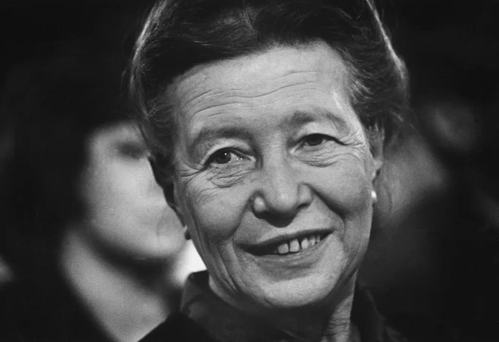 Beauvoir, Simone de franz. Schriftstellerin, Lebensgefährtin Jean-Paul Sartres, Paris 9.1.1908 – ebd. 14.4.1986.